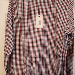 Untuckit Mens Long Sleeve Checked Shirt New with Tags